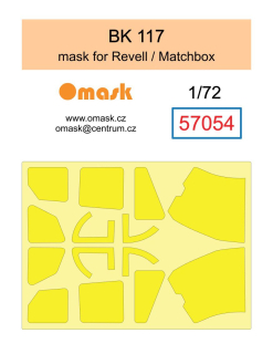 57054 1/72 BK 117 mask (for Revell/Matchbox)